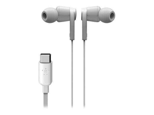 Belkin ROCKSTAR -Kopfhörer mit USB-C Connector, weiß (G3H0002btWHT) Belkin ROCKSTAR -Kopfhörer mit USB-C Connector, weiß (G3H0002btWHT)